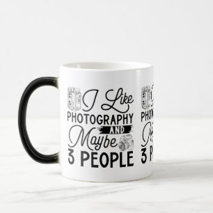 Mug Magic Conception de T-Shirt de Photographe Calligraphie 