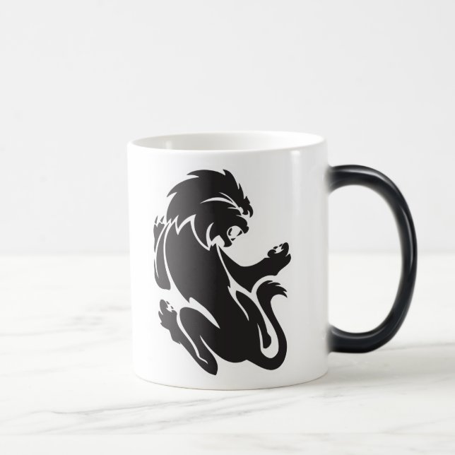Mug Magic Conception de tatouage tribal de lion (Droite)