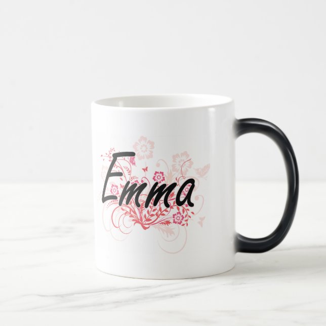 Mug Magic Conception nommée artistique d'Emma avec des (Droite)