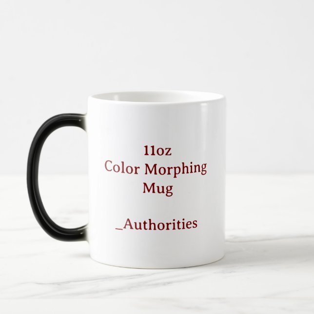 Mug Magic Concevez Votre Propre 11oz (Gauche)