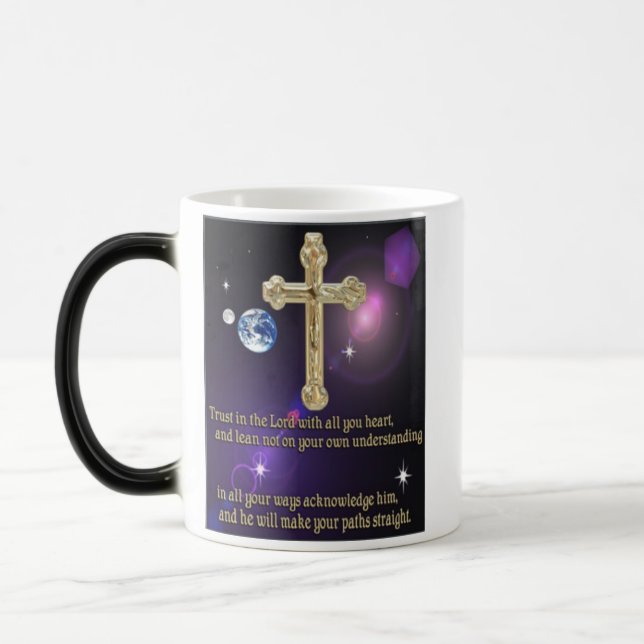 Mug Magic Confiance dans le Seigneur proverbes 3:5 dons (Gauche)