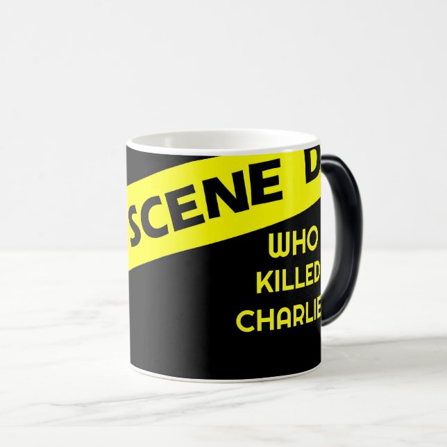 Mug Magic Conspiracy intrigue curiosity WHO KILLED CHARLIE?  (Devant droit)