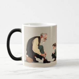 Mug Magic Construit par l'amour. Guidé par Papa