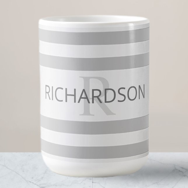 Mug Magic Contemporain Faux Argent Ombre Gris (Créateur téléchargé)