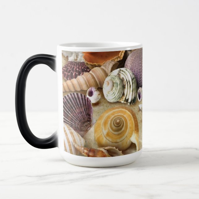 Mug Magic Coques de mer sur la plage (Gauche)
