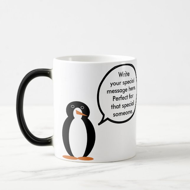 Mug Magic Costume d'anniversaire avec Mme Penguin Personnali (Gauche)