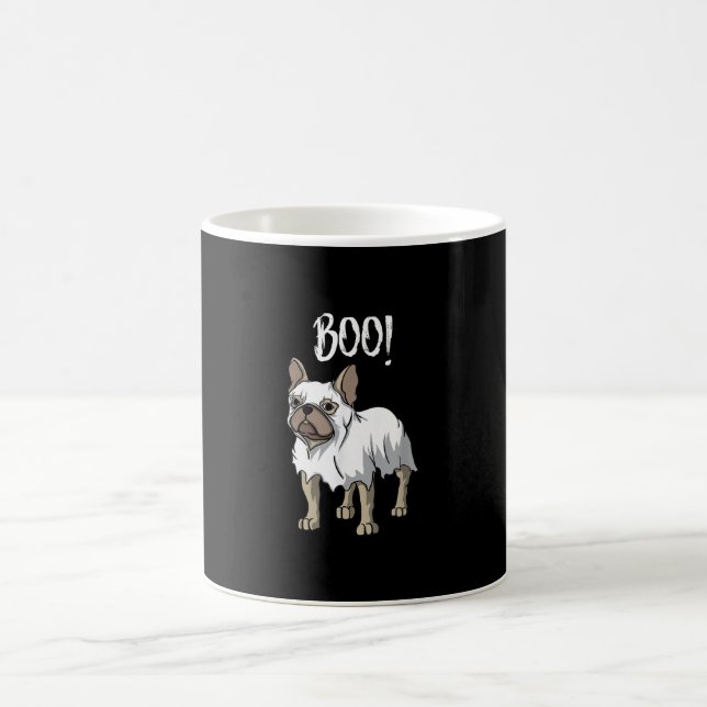 Mug Magic Costume Fantôme Français Funny Bulldog Halloween (Centre)