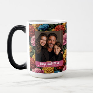 Mug Magic Cottagecore Œillet Papa pour la première fois Jour