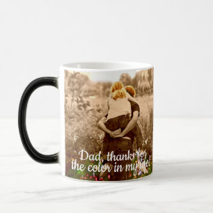 Mug Magic Couleur dans ma vie : merci Papa Custom