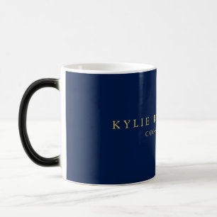 Mug Magic Couleurs d'or bleu professionnel tendance moderne
