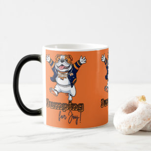 Mug Magic Coupe joueuse   Bulldog dans la veste bleue
