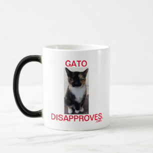 Mug Magic Coupe, morphing, Gato désapprouve, Gato's Watching