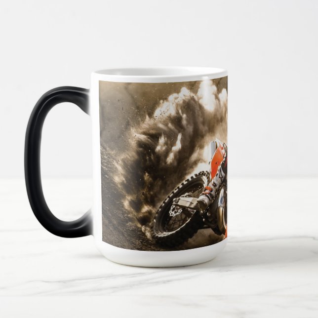 Mug Magic Coureur de Motocross (Gauche)