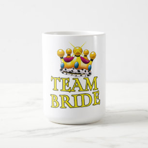 Mug Magic Couronne de mariage Team Bride