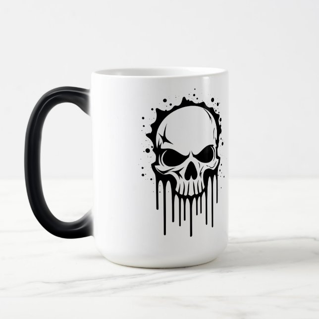 Mug Magic Crâne qui dégouline (Gauche)