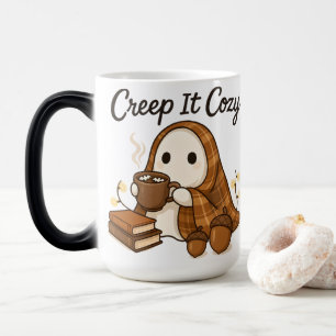 Mug Magic Création de Crème de Cacao Chaude Fantôme Mignon A