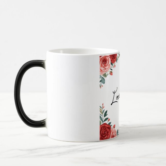 Mug Magic Création personnalisée d'écriture manuscrite de si (Gauche)