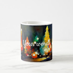 Mug Magic Créez vos propres arbres de Noël colorés