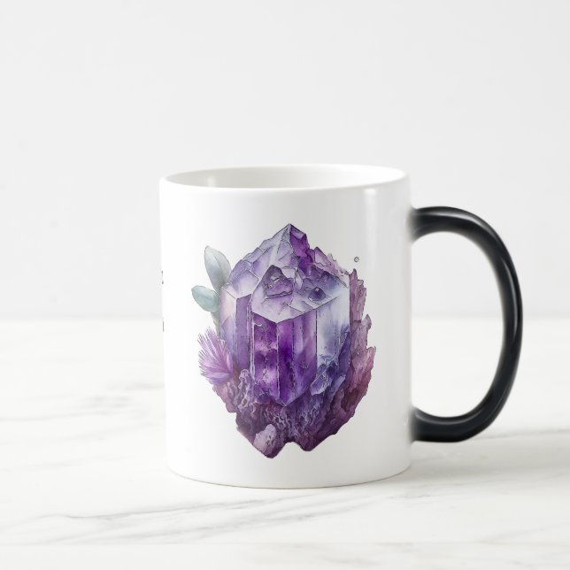 Mug Magic Créez Vos Propres Cristaux D'Améthyste Violet (Droite)