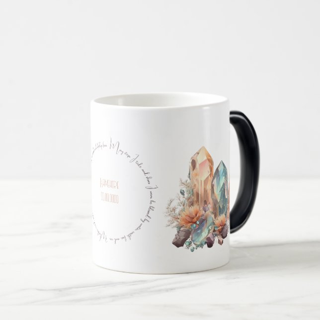 Mug Magic Créez Vos Propres Cristaux D'Iridescente (Devant droit)