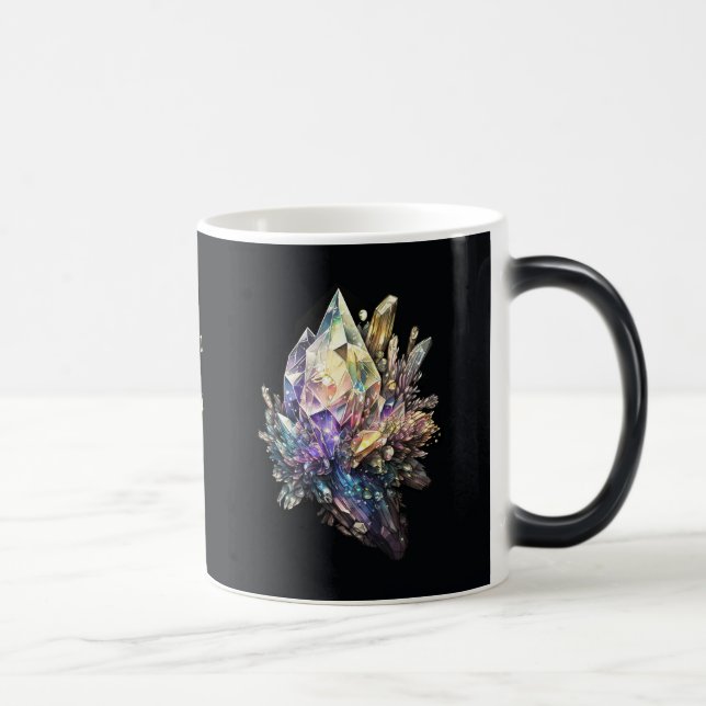 Mug Magic Créez vos propres cristaux jaunes (Droite)