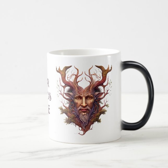 Mug Magic Créez vos propres Faux en 3D Bois sculptés Faun en (Droite)