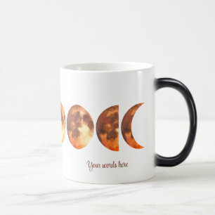 Mug Magic Créez Vos Propres Phases De Lune Orange Mystique