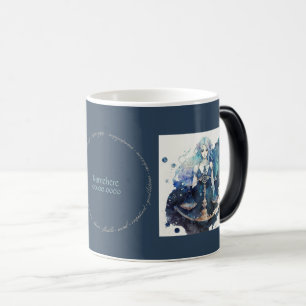 Mug Magic Créez votre propre bibliothèque bleue et Turquoise
