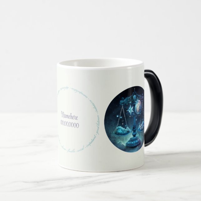 Mug Magic Créez votre propre bibliothèque céleste Zodiac (Devant droit)