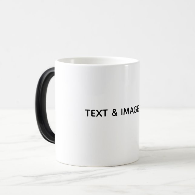 Mug Magic Créez votre propre blanc (Devant gauche)