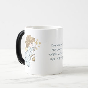Mug Magic Créez votre propre Blonde Starry Bell Noël Angel