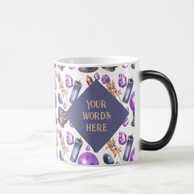 Mug Magic Créez votre propre boule de cristal violet (Droite)