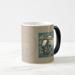 Mug Magic Créez votre propre Capricorne Art Nouveau Zodiac