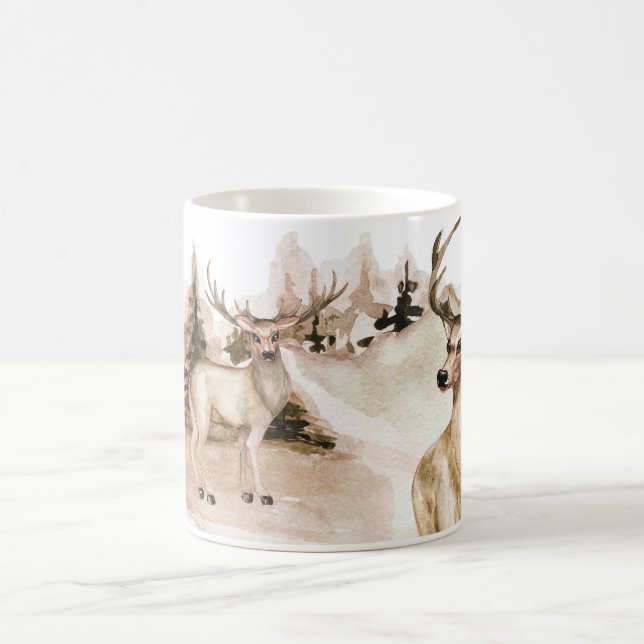 Mug Magic Créez votre propre cerf majestueux (Centre)