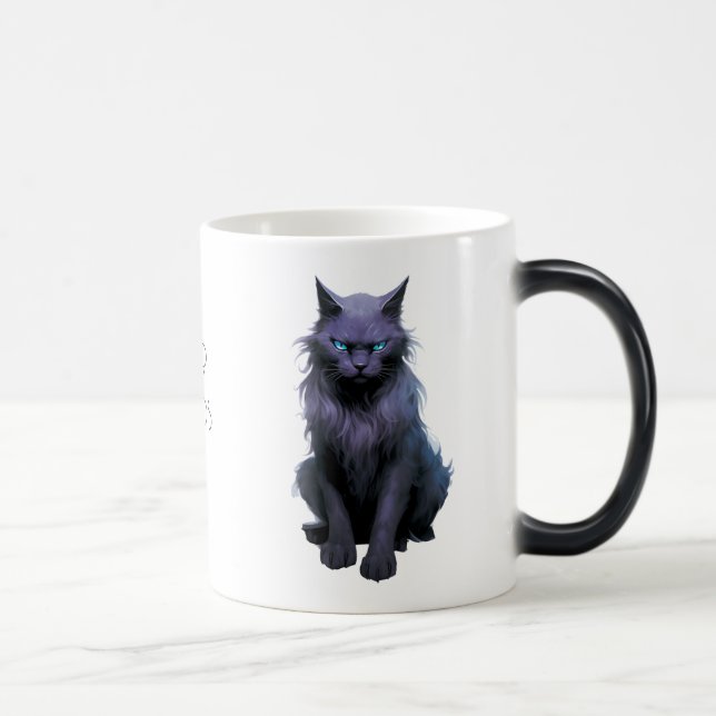 Mug Magic Créez votre propre chat noir magique (Droite)