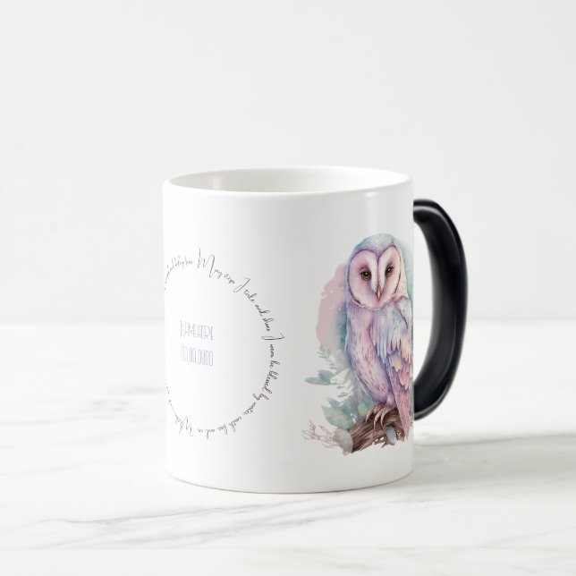 Mug Magic Créez votre propre chouette magique à ressort (Devant droit)