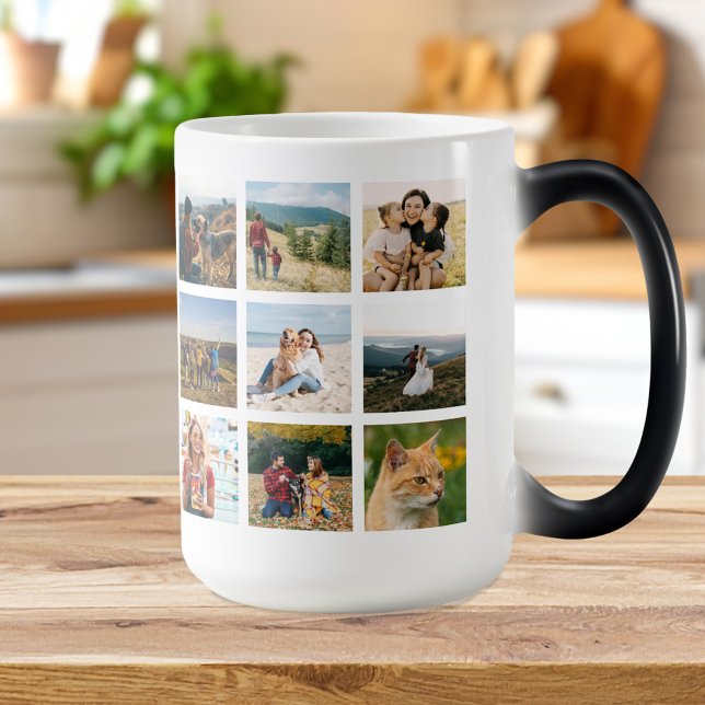 Mug Magic Créez votre propre collage de 21 photos (Créateur téléchargé)