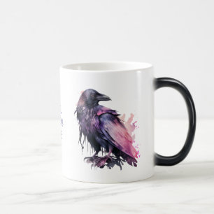 Mug Magic Créez votre propre corbeau noir mystique