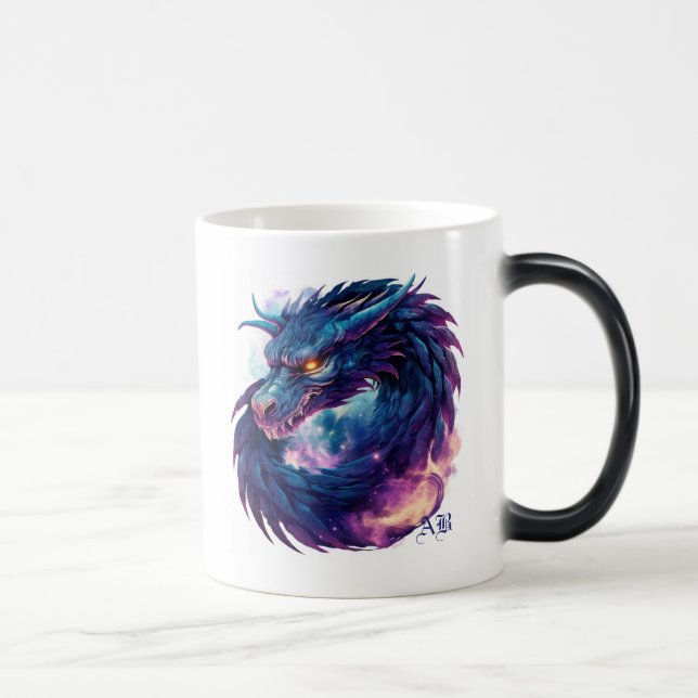 Mug Magic Créez Votre Propre Dragon Mystique Violet (Droite)
