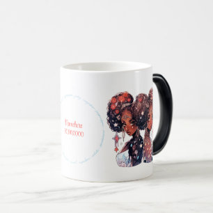 Mug Magic Créez Votre Propre Femme Afro-Américaine Gémeaux