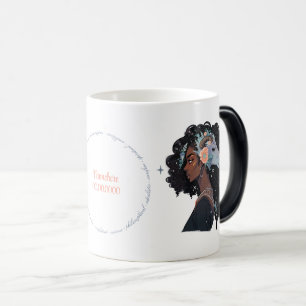 Mug Magic Créez Votre Propre Femme Afro-Américaine Sagittair