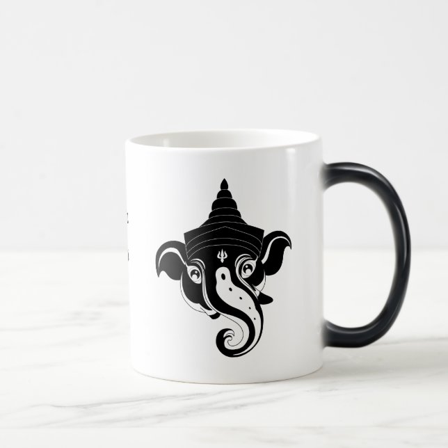 Mug Magic Créez votre propre Ganesh noir (Droite)
