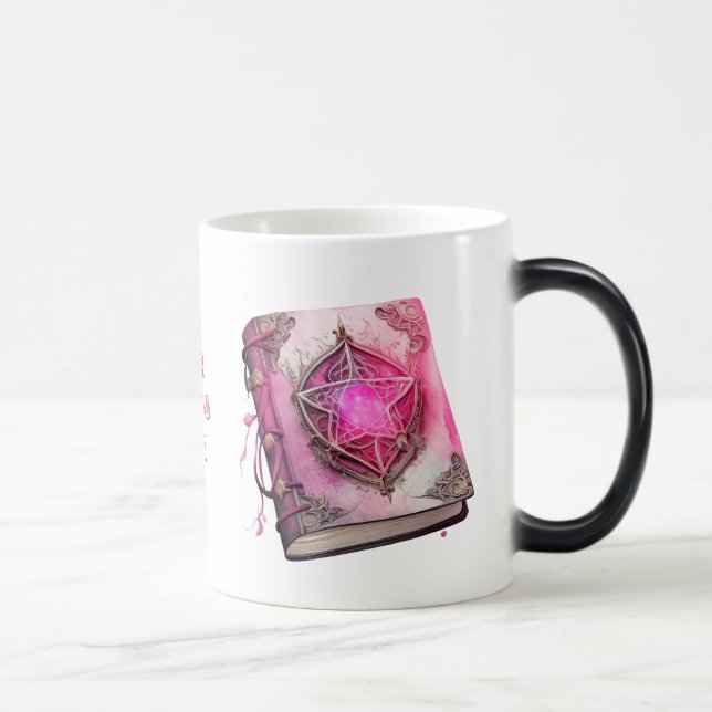 Mug Magic Créez votre propre Grimoire rose Pentacle (Droite)