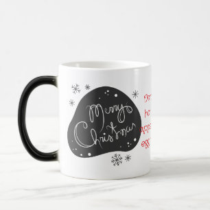 Mug Magic Créez Votre Propre Joyeux Noël en Noir & Blanc