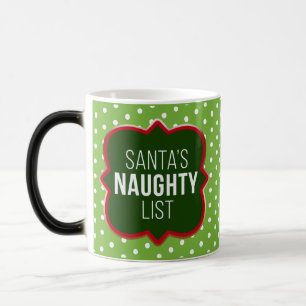 Mug Magic Créez votre propre liste de filles Père Noël