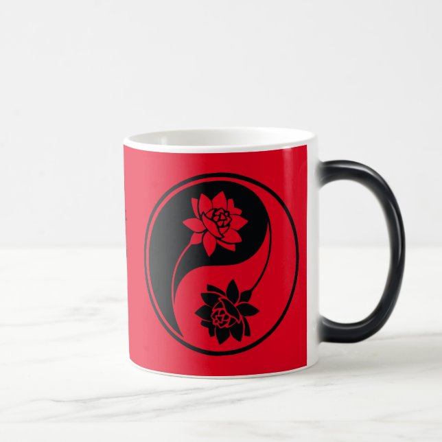 Mug Magic Créez votre propre logo Lotus Yin Yang (Droite)