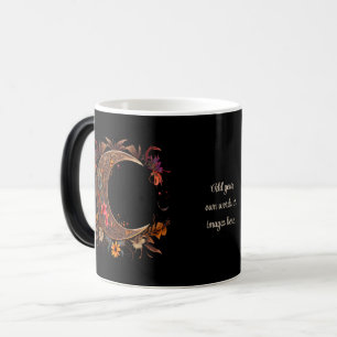 Mug Magic Créez Votre Propre Lune Bohème Florale Dorée