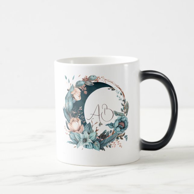 Mug Magic Créez votre propre lune Turquoise et Pêchez-la (Droite)