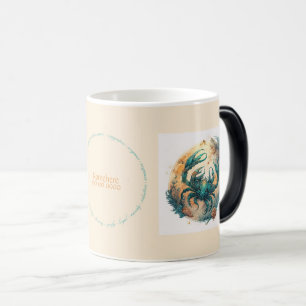 Mug Magic Créez votre propre or et Turquoise cancer mystique