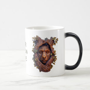 Mug Magic Créez votre propre ours 3D Faux Bois en bois sculp